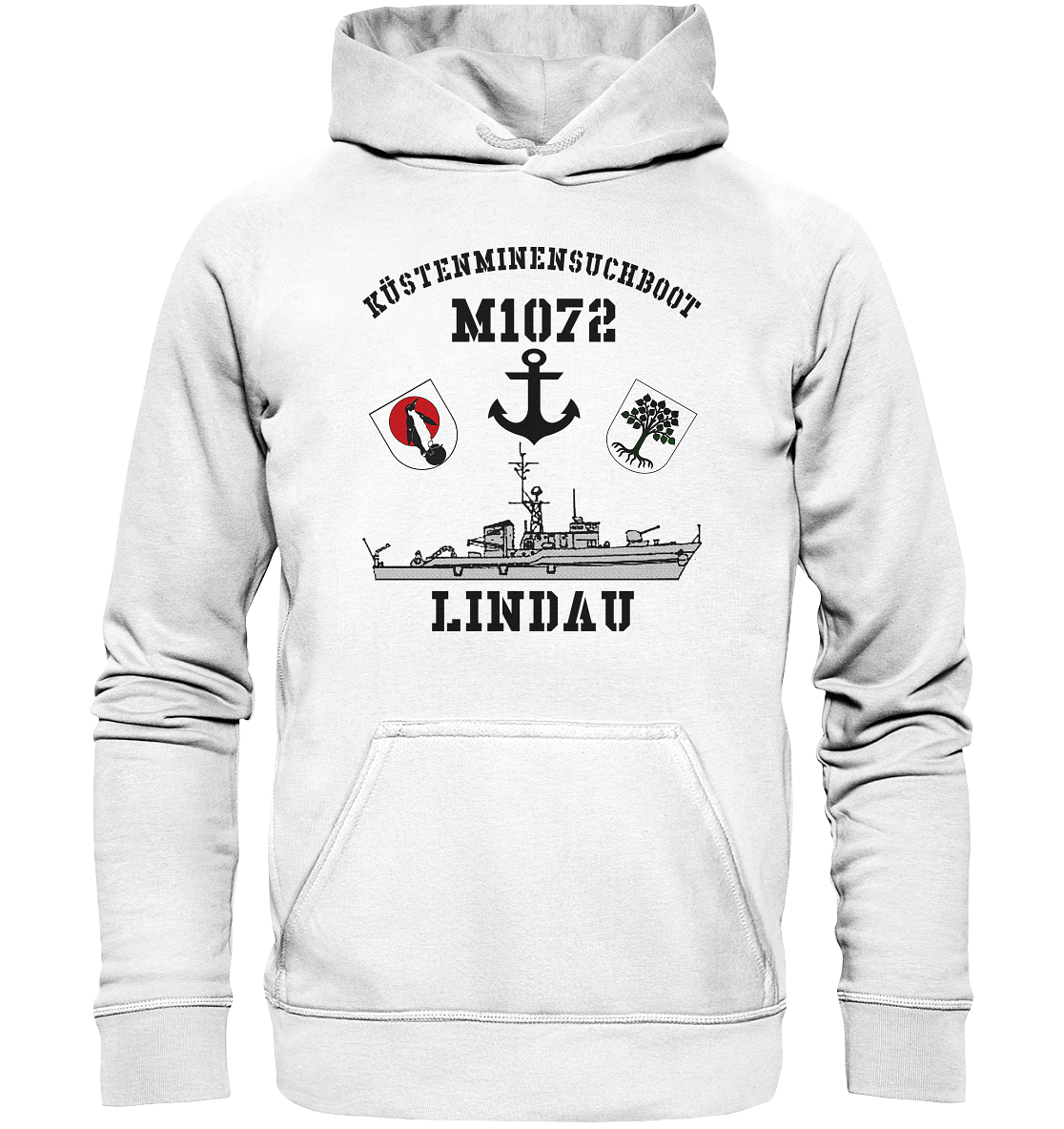 KM-Boot M1072 LINDAU Anker - Basic Unisex Hoodie