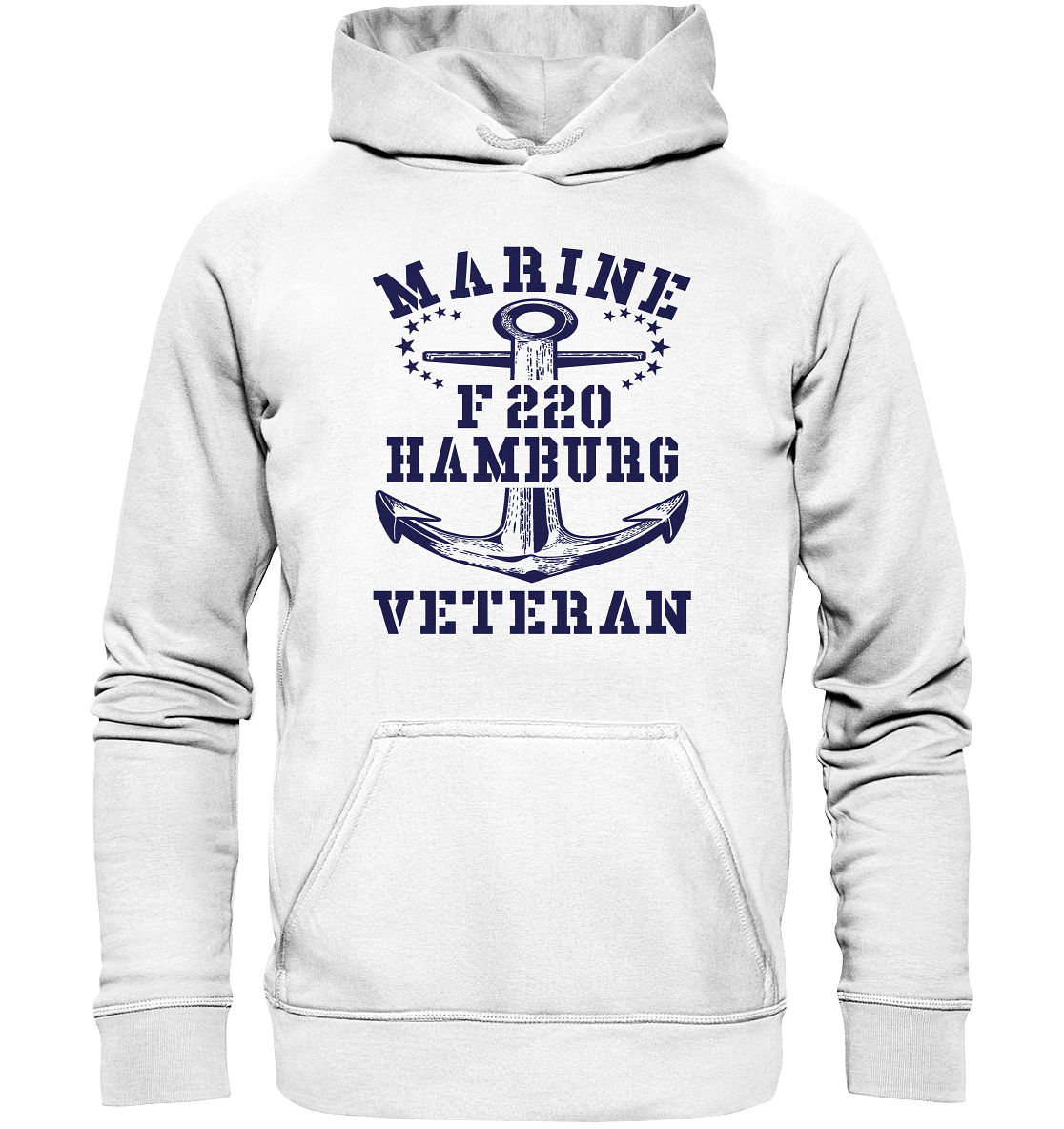 Fregatte F220 HAMBURG Marine Veteran - Basic Unisex Hoodie