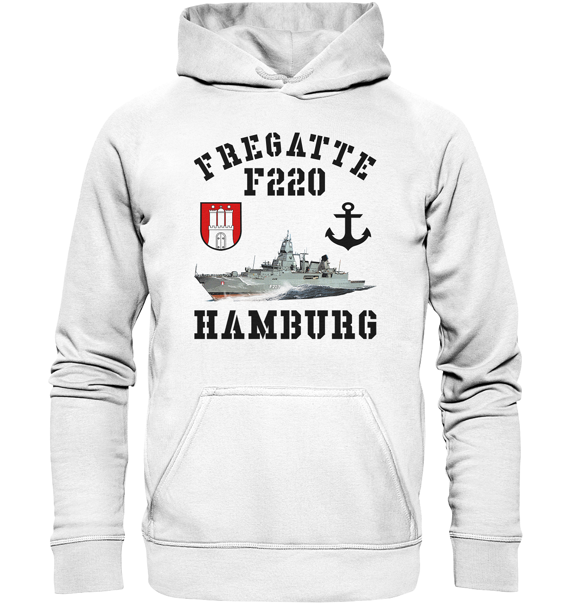 Fregatte F220 HAMBURG Anker - Basic Unisex Hoodie
