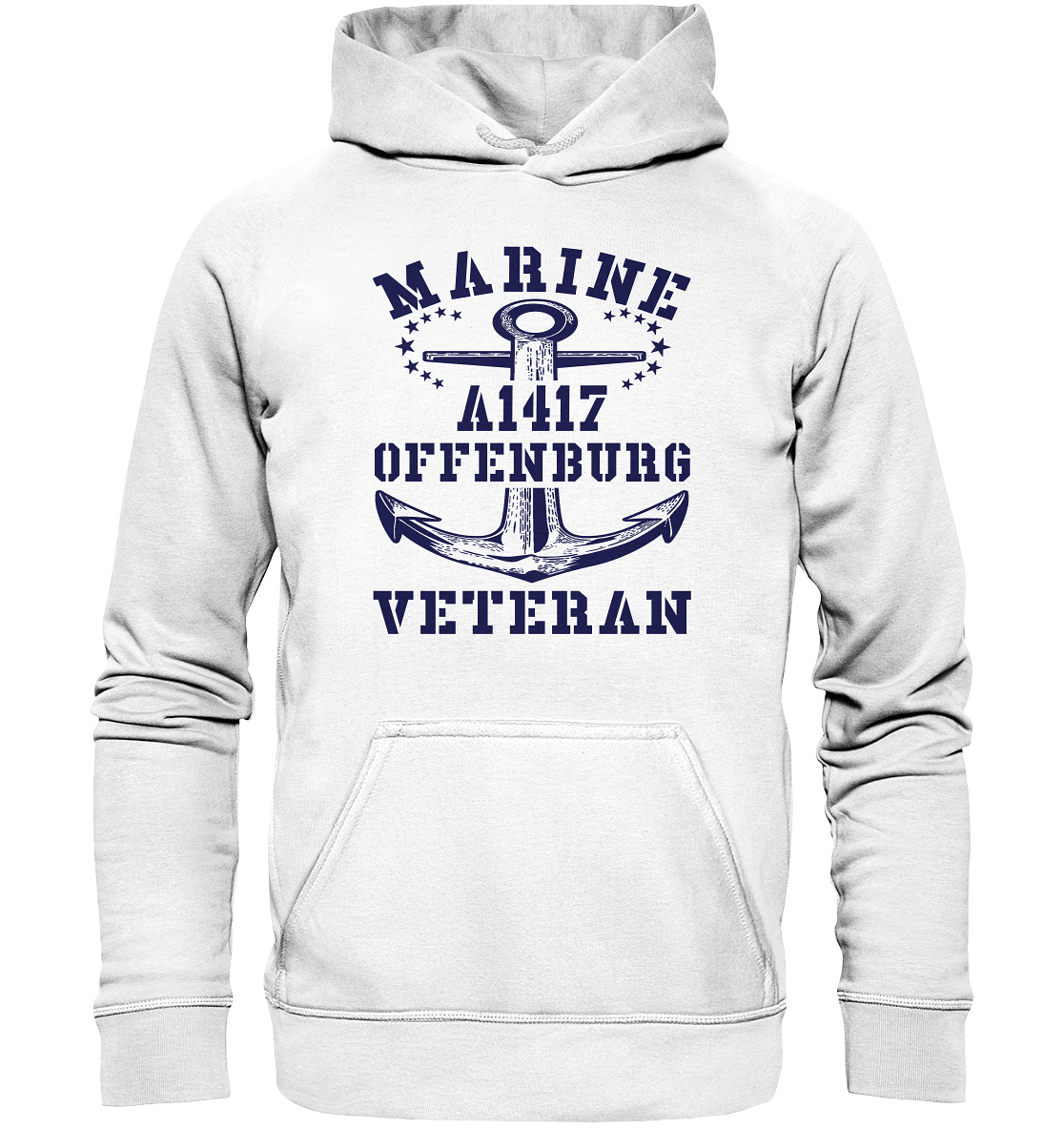 Troßschiff A1417 OFFENBURG Marine Veteran - Basic Unisex Hoodie