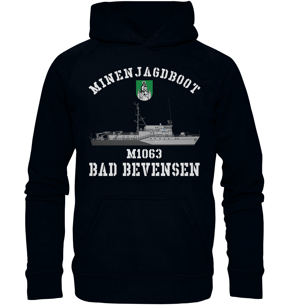 M1063 BAD BEVENSEN - Basic Unisex Hoodie XL