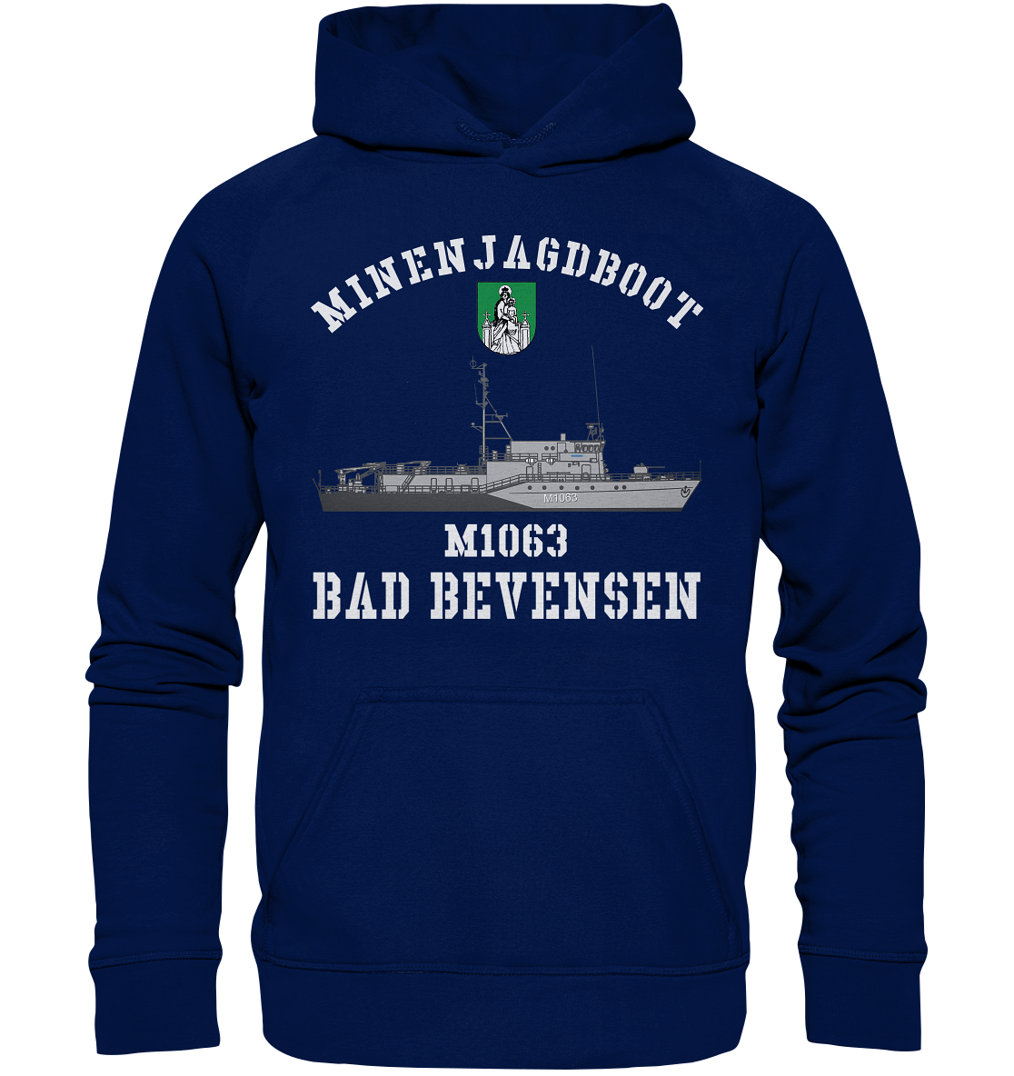 M1063 BAD BEVENSEN - Basic Unisex Hoodie XL