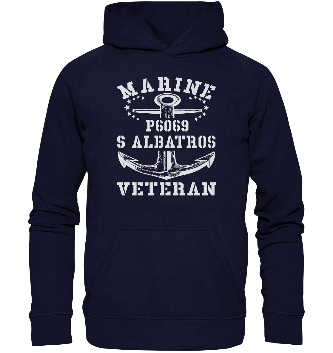 P6069 S ALBATROS Marine Veteran - Basic Unisex Hoodie XL