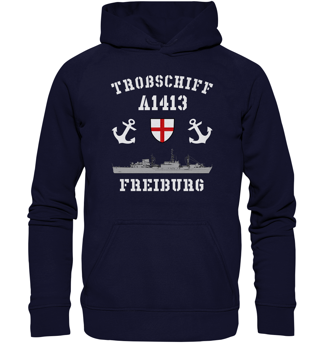 Troßschiff A1413 FREIBURG - Basic Unisex Hoodie XL