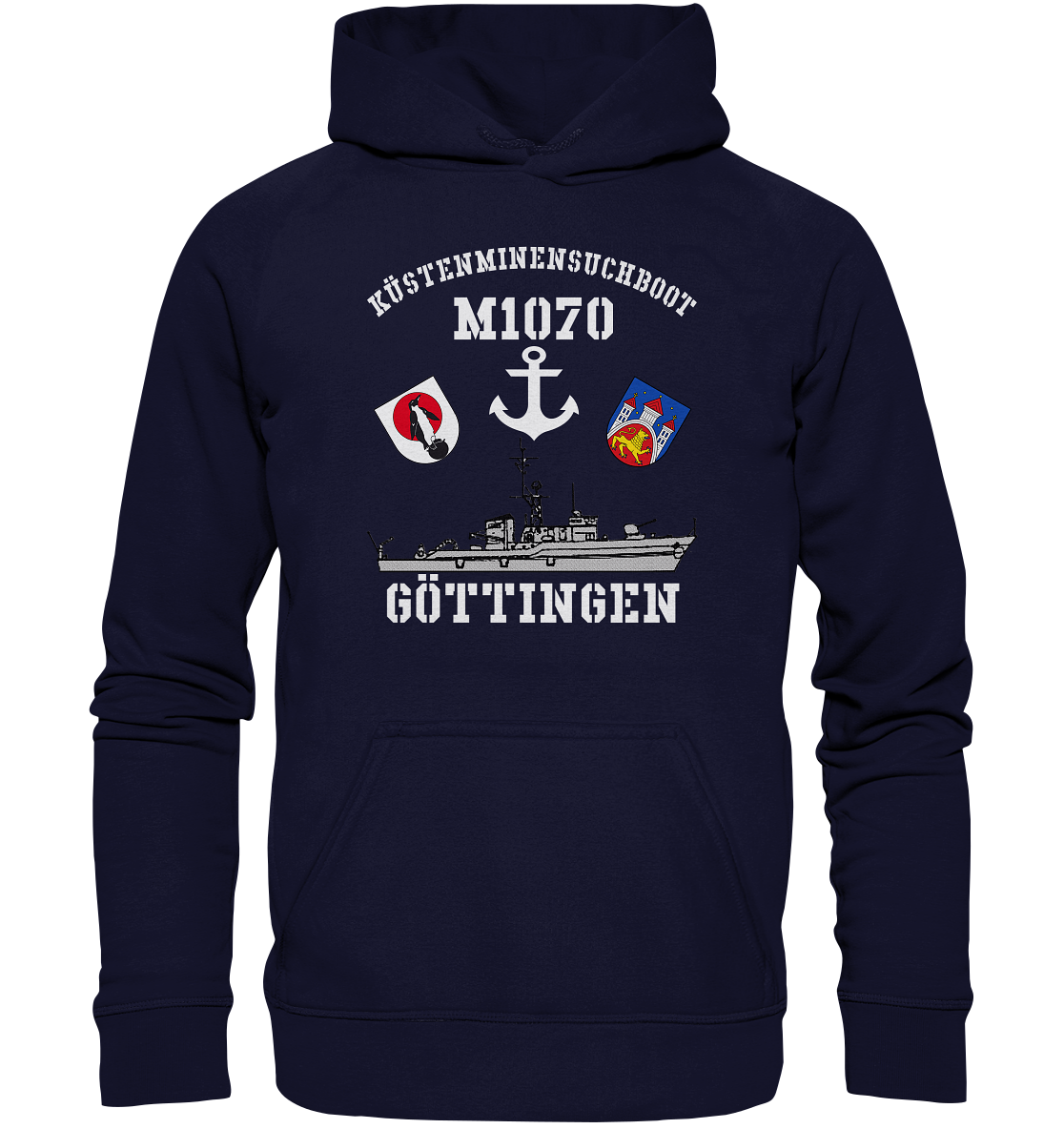 KM-Boot M1070 GÖTTINGEN Anker - Basic Unisex Hoodie XL