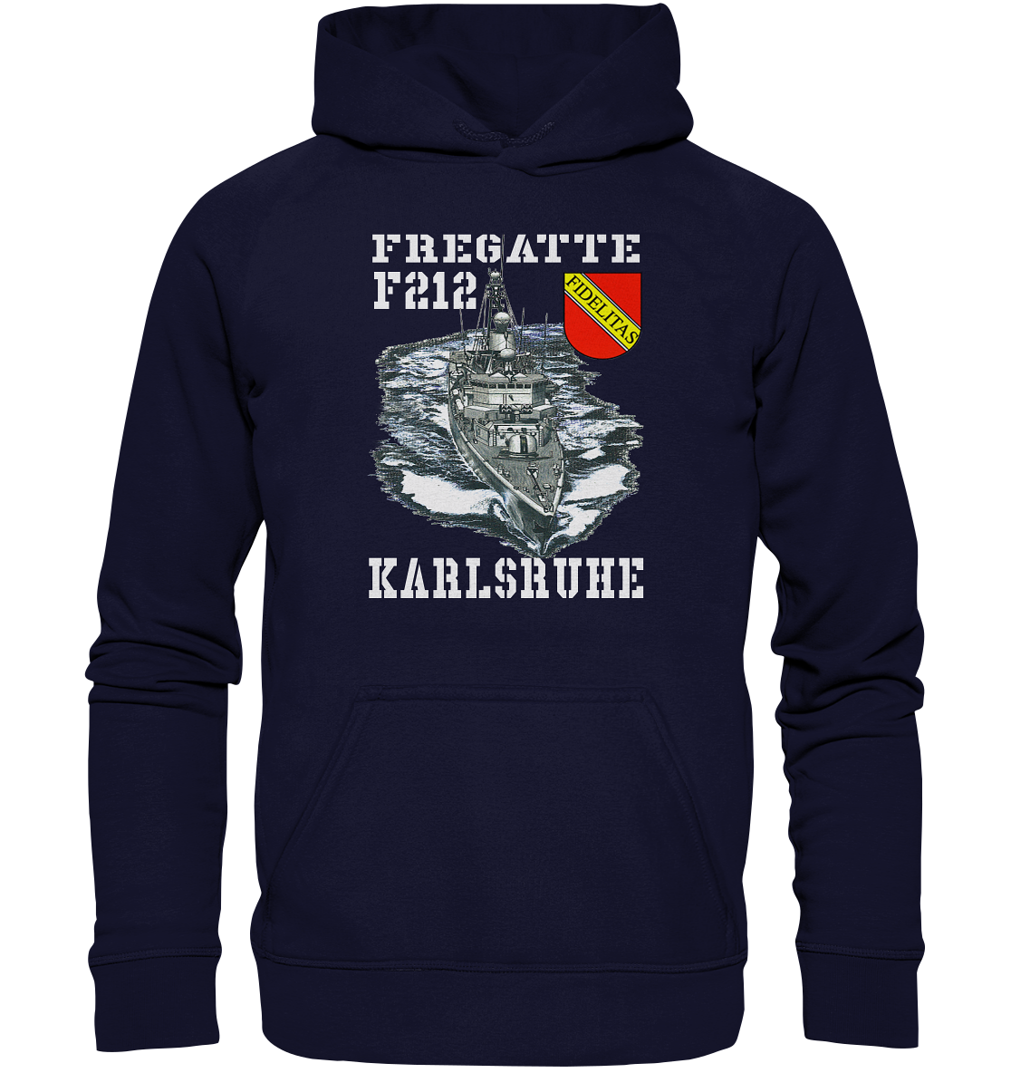 Fregatte F212 KARLSRUHE - Basic Unisex Hoodie XL