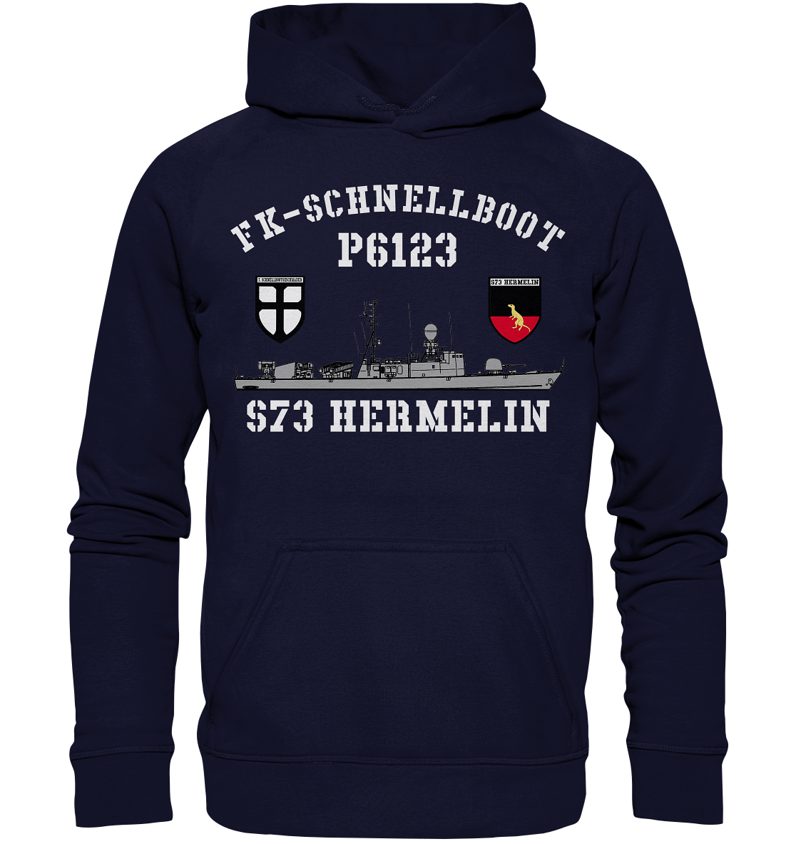 P6123 S73 HERMELIN 7.SG - Basic Unisex Hoodie XL