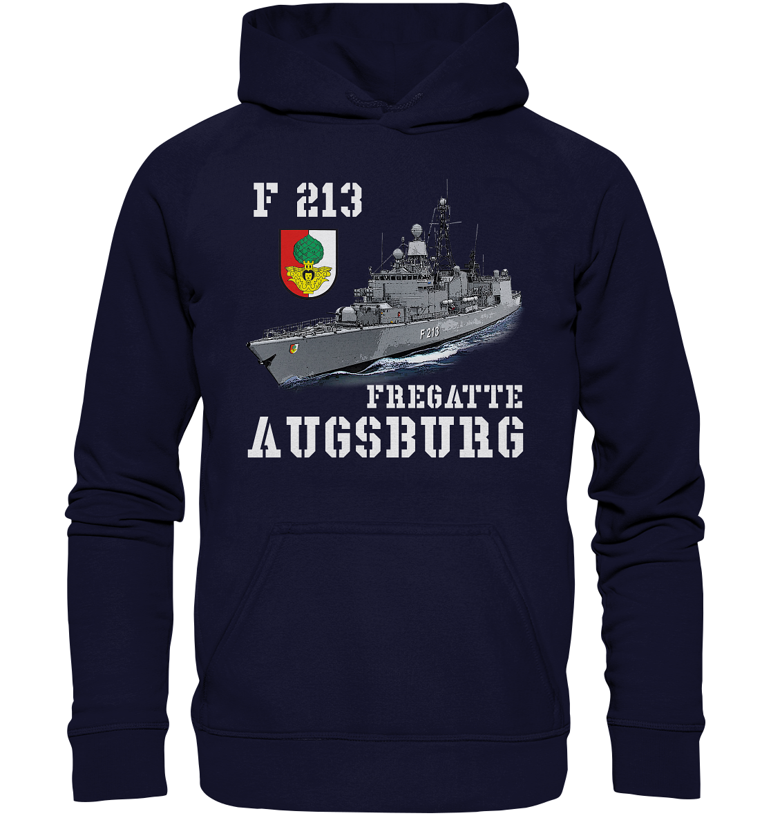 F213 Fregatte AUGSBURG - Basic Unisex Hoodie XL