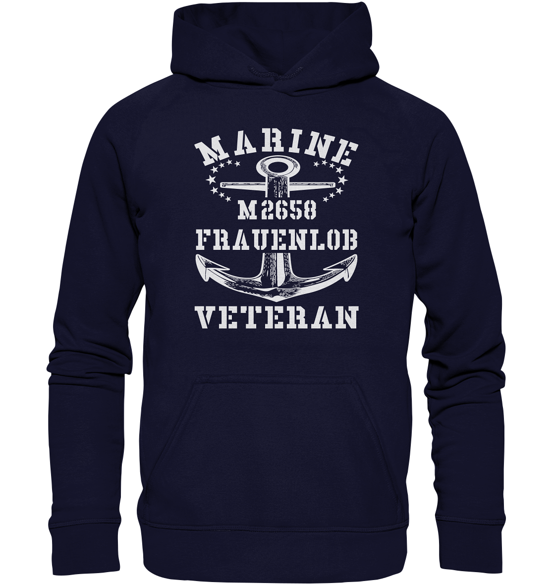 BiMi M2658 FRAUENLOB Marine Veteran - Basic Unisex Hoodie XL