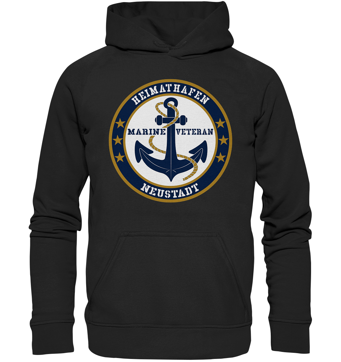 Marine Veteran Heimathafen NEUSTADT - Basic Unisex Hoodie XL