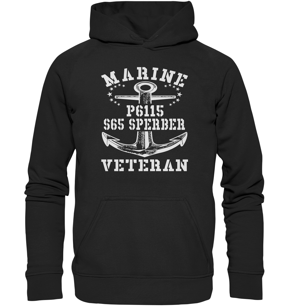 FK-Schnellboot P6115 SPERBER Marine Veteran - Basic Unisex Hoodie XL