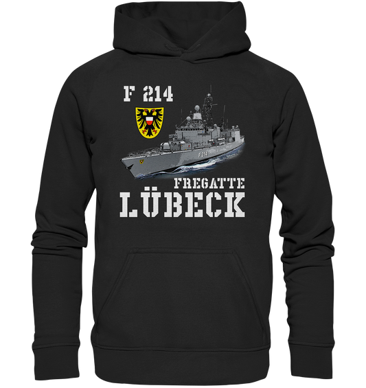 F214 Fregatte LÜBECK - Basic Unisex Hoodie XL