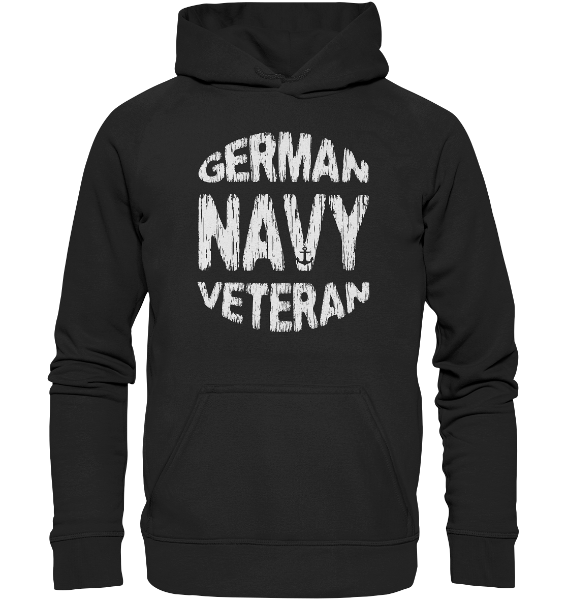 German Navy Veteran Anker - Basic Unisex Hoodie XL