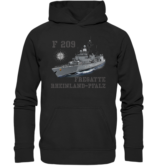 Fregatte F209 RHEINLAND-PFALZ - Basic Unisex Hoodie XL