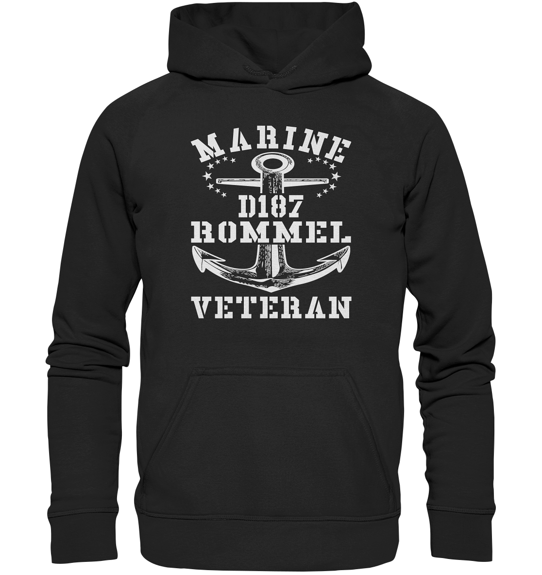 Zerstörer D187 ROMMEL Marine Veteran - Basic Unisex Hoodie XL