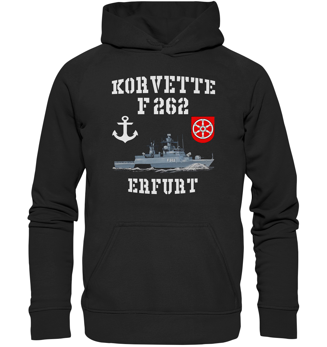 Korvette F262 ERFURT Anker - Basic Unisex Hoodie XL