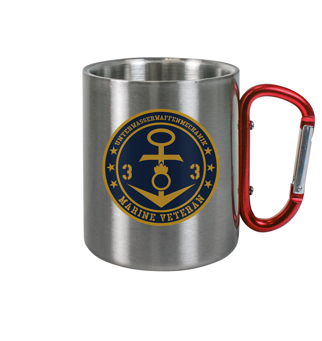 Marine Veteran 33er UNTERWASSERWAFFENMECHANIK - Edelstahl Tasse