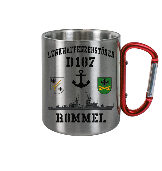Lenkwaffenzerstörer D187 ROMMEL Anker - Edelstahl Tasse