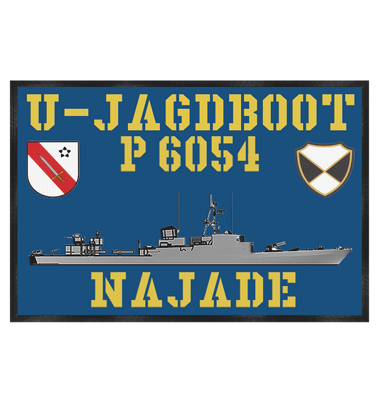 Fußmatte U-Jagdboot P6054 NAJADE - Fußmatte 60x40cm