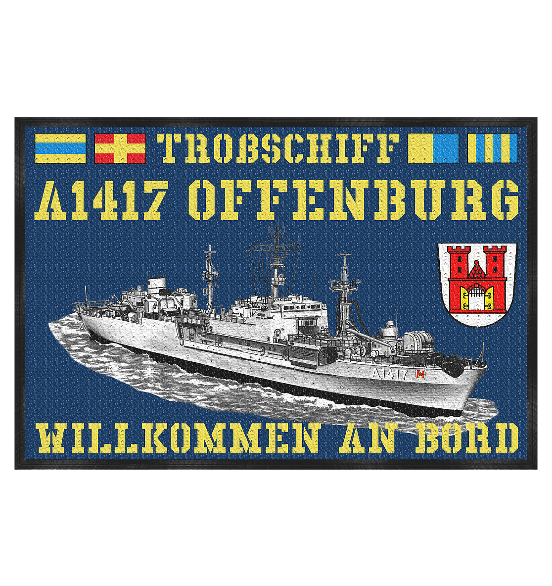 Troßschiff A1417 OFFENBURG - Fußmatte 60x40cm