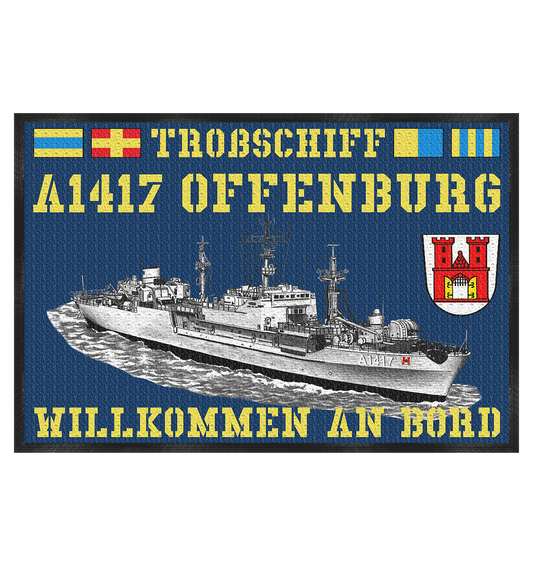 Troßschiff A1417 OFFENBURG - Fußmatte 60x40cm