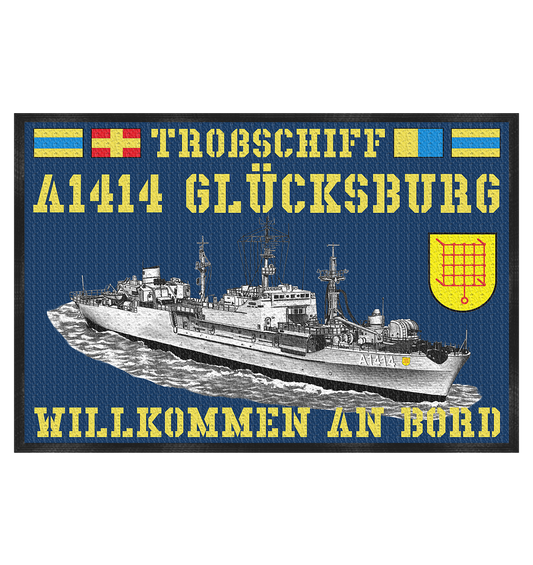 Troßschiff A1414 GLÜCKSBURG - Fußmatte 60x40cm