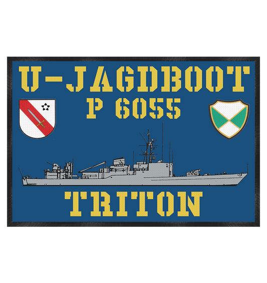 Fußmatte U-Jagdboot P6055 TRITON - Fußmatte 60x40cm