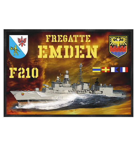 Fregatte F210 EMDEN - Fußmatte 60x40cm