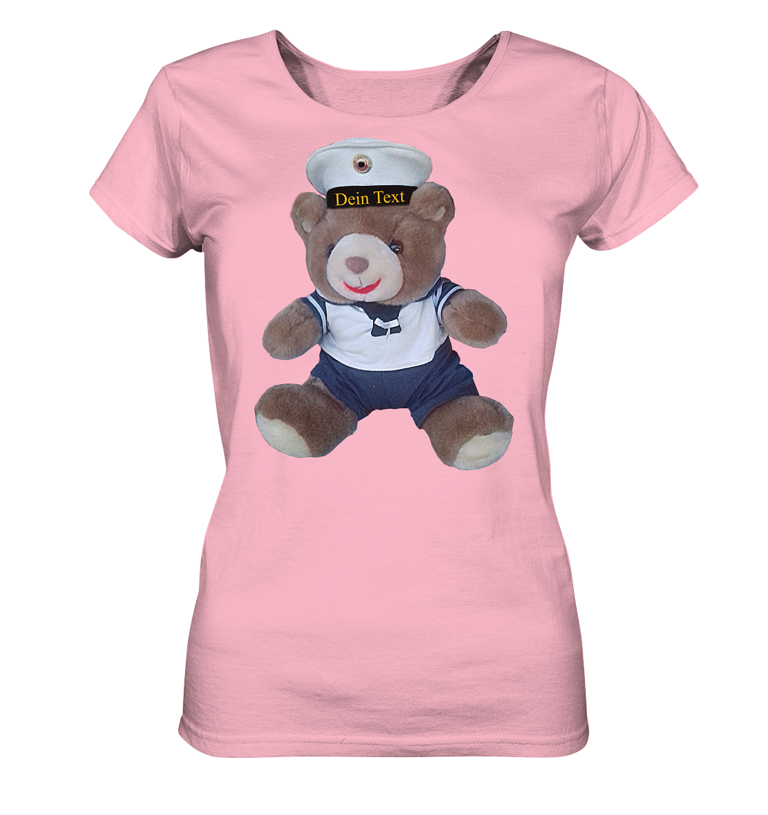 Teddy DEIN TEXT - Ladies Organic Shirt