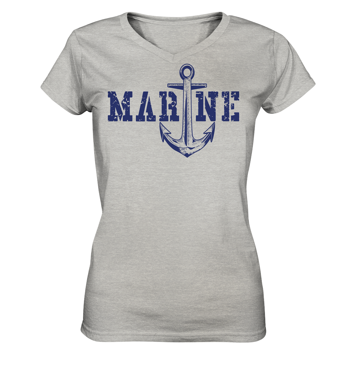 MARINE ANKER -1 - Ladies V-Neck Shirt