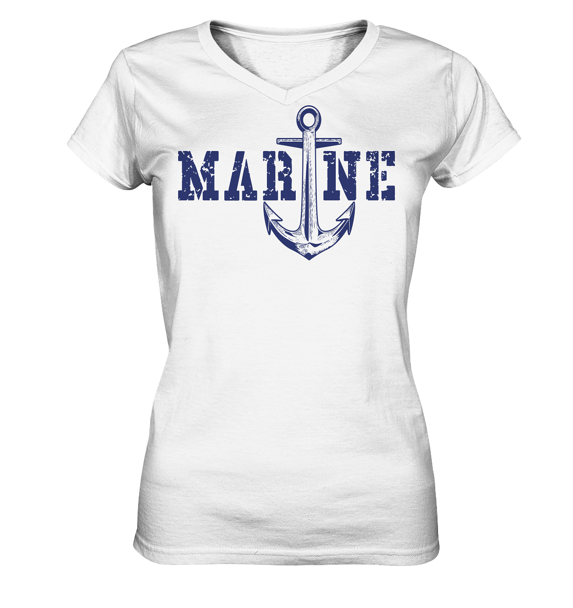 MARINE ANKER -1 - Ladies V-Neck Shirt