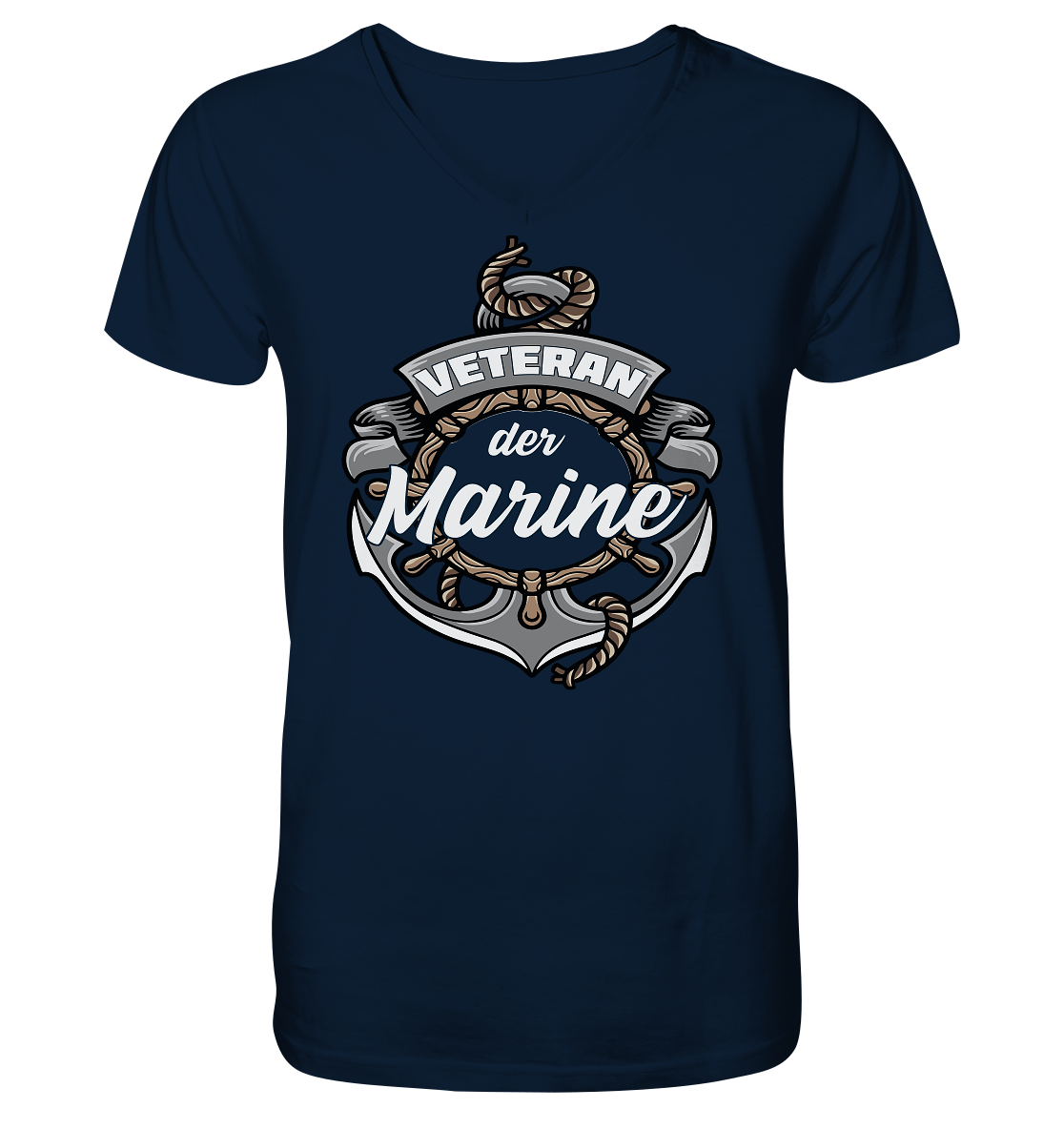 Veteran der Marine - Mens Organic V-Neck Shirt