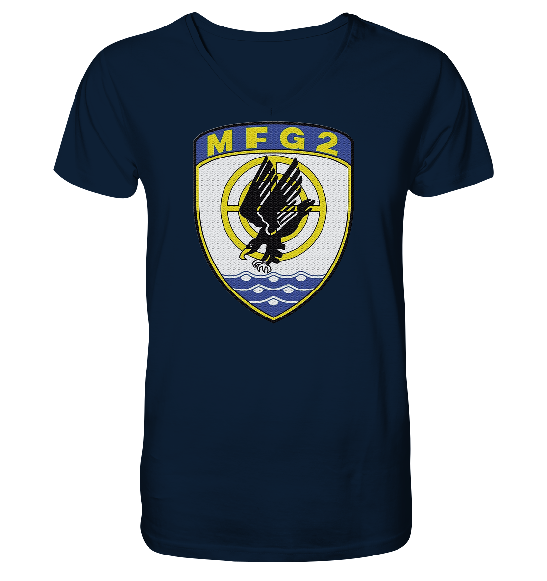 Marinefliegergeschwader 2  - Mens Organic V-Neck Shirt