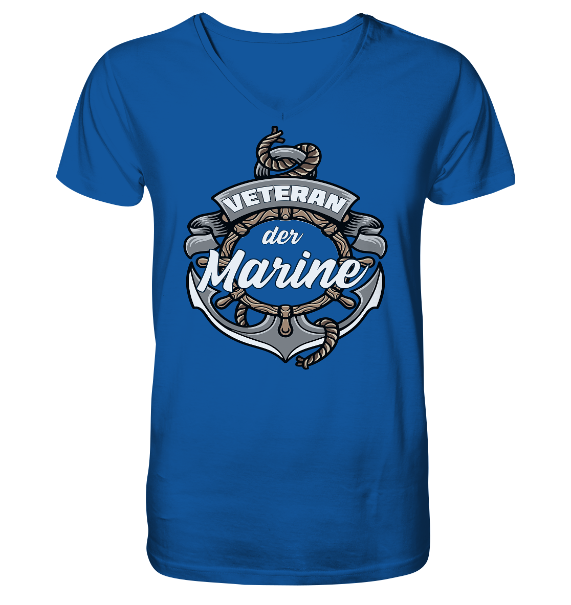 Veteran der Marine - Mens Organic V-Neck Shirt