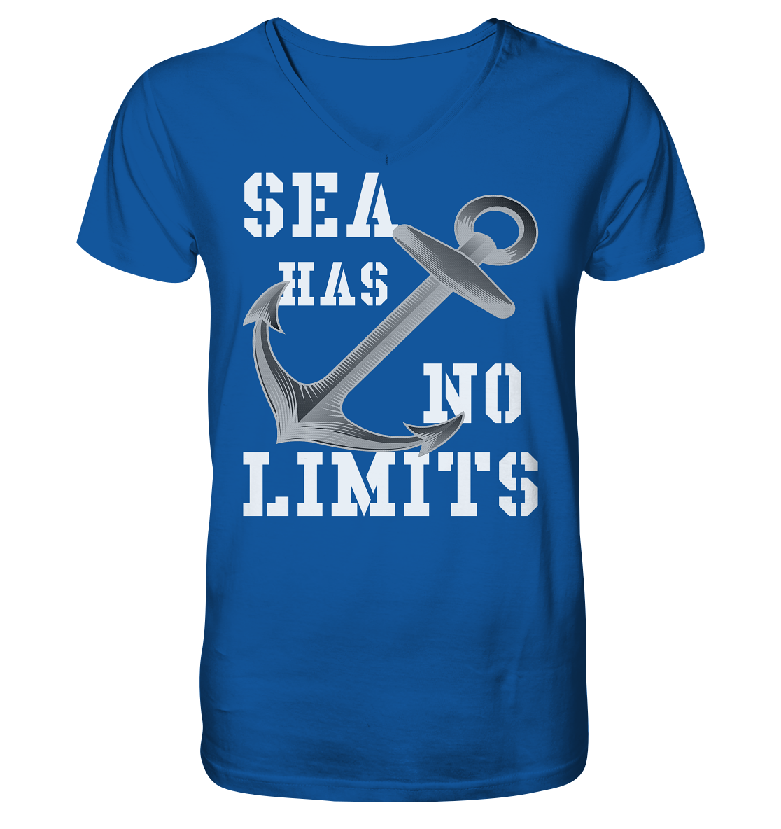 Sea has no limits - Mens Organic V-Neck Shirt