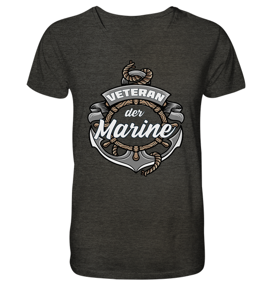 Veteran der Marine - Mens Organic V-Neck Shirt