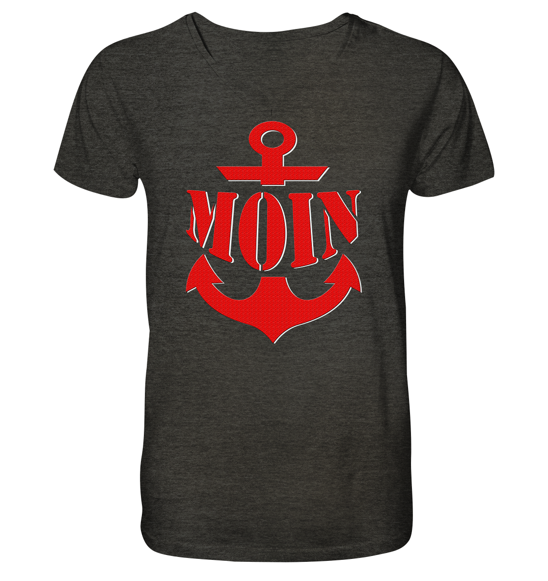 MOIN Anker - Mens Organic V-Neck Shirt