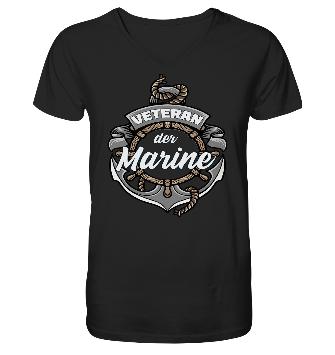 Veteran der Marine - Mens Organic V-Neck Shirt