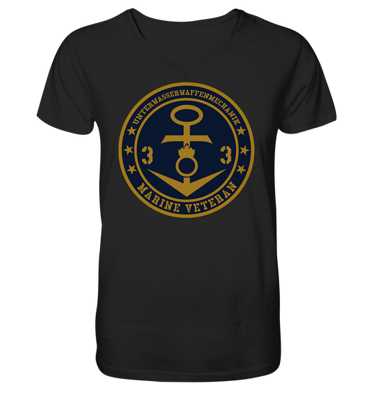 Marine Veteran 33er UNTERWASSERWAFFENMECHANIK - Mens Organic V-Neck Shirt