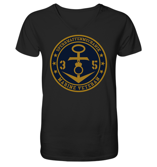 Marine Veteran 35er SPERRWAFFENMECHANIK - Mens Organic V-Neck Shirt