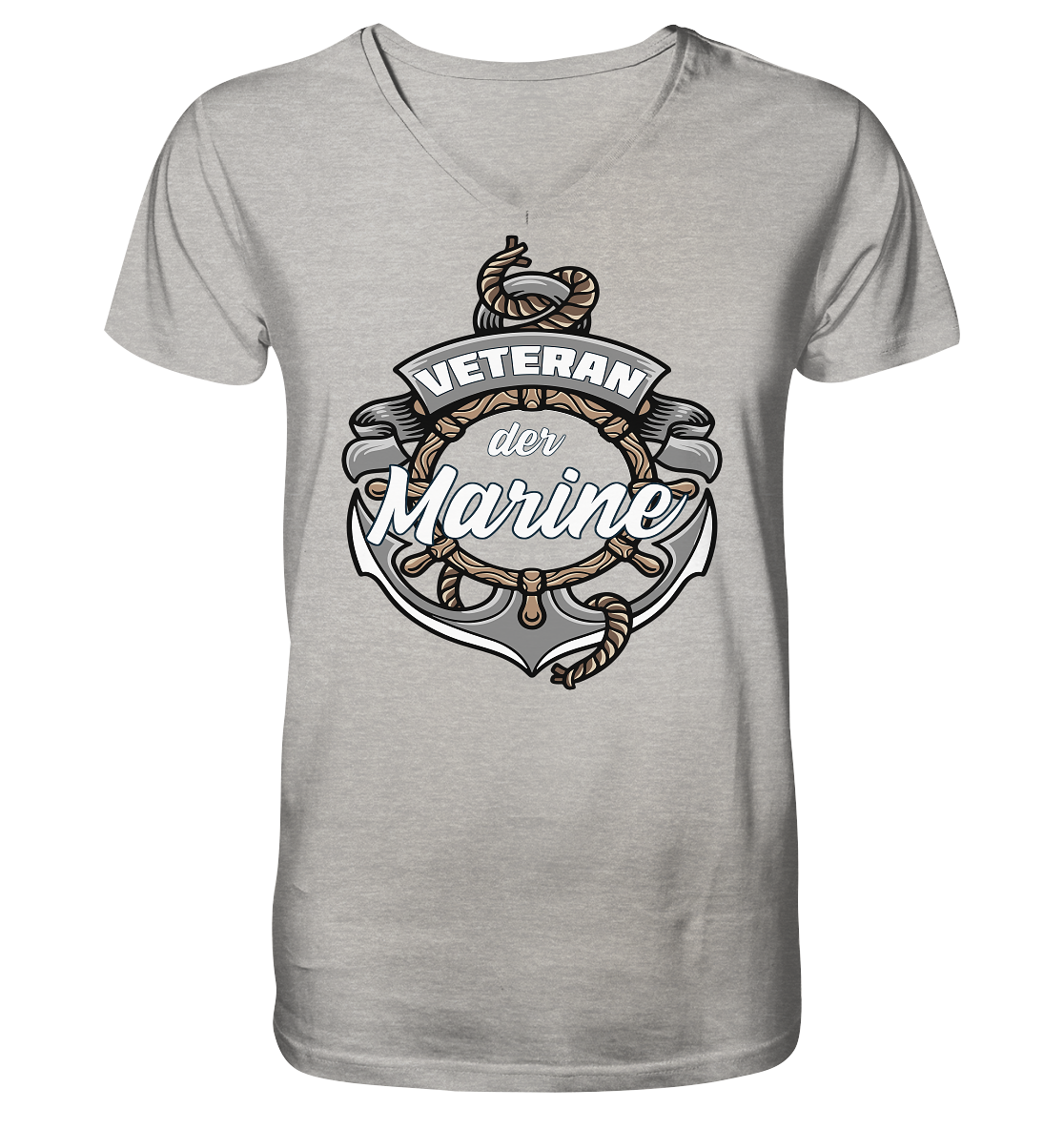 Veteran der Marine - Mens Organic V-Neck Shirt