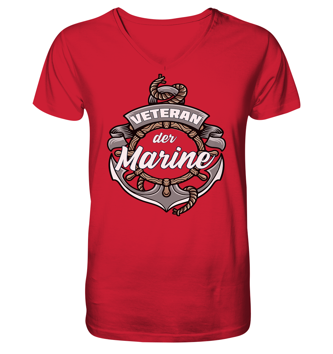 Veteran der Marine - Mens Organic V-Neck Shirt