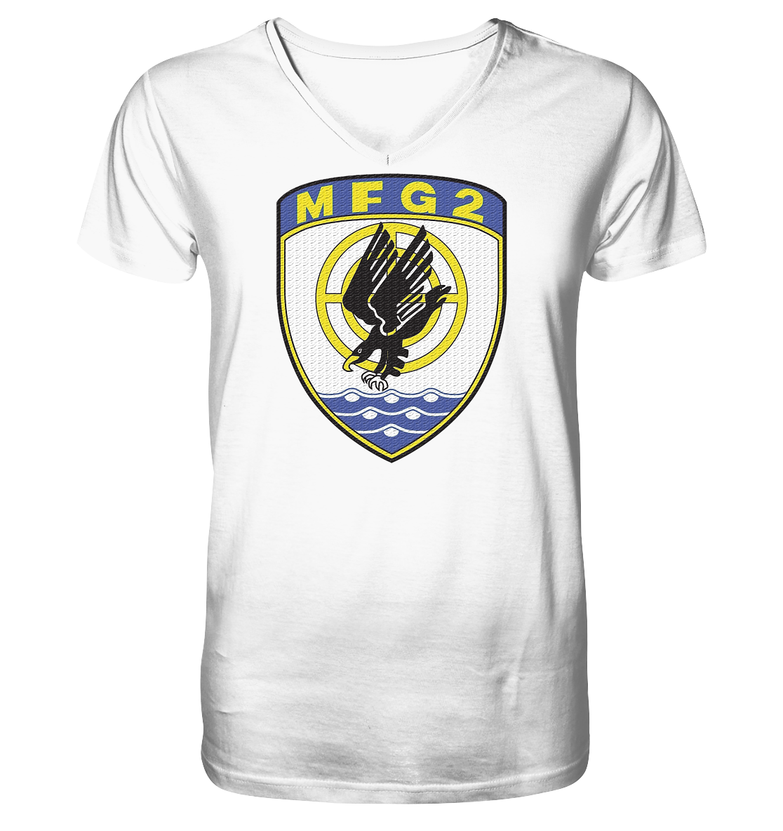 Marinefliegergeschwader 2  - Mens Organic V-Neck Shirt