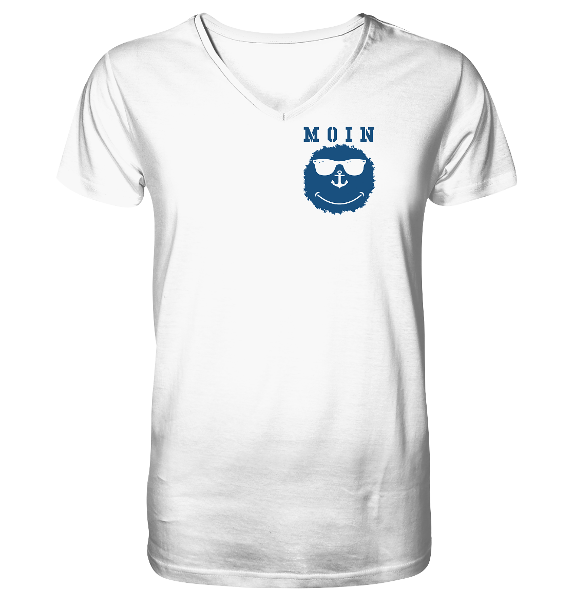 Smily MOIN - Mens Organic V-Neck Shirt