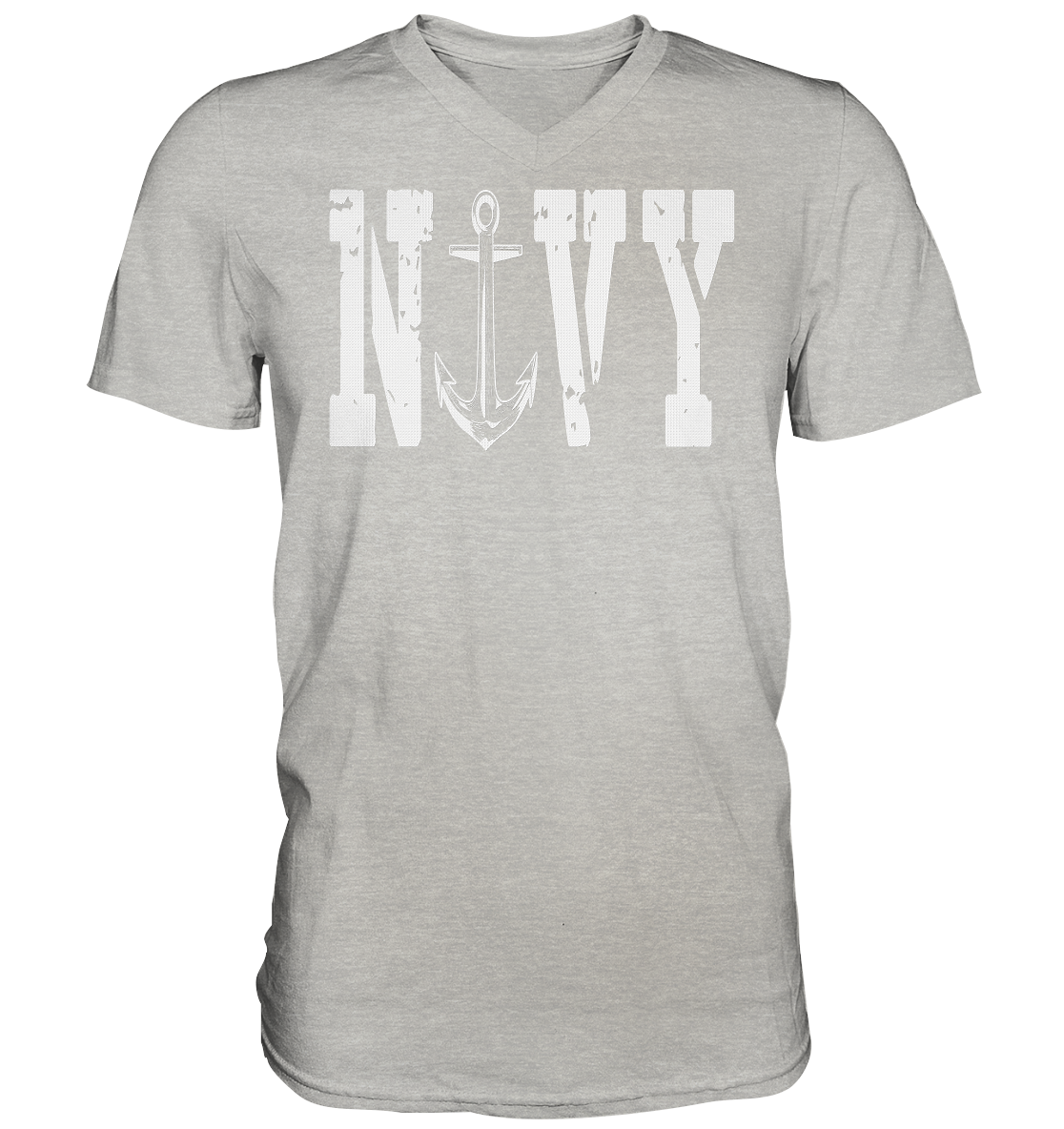 NAVY - Mens V-Neck Shirt