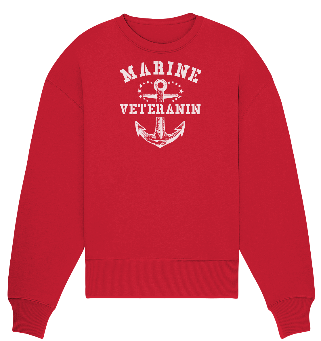 Marine Veteranin - Organic Oversize Sweatshirt