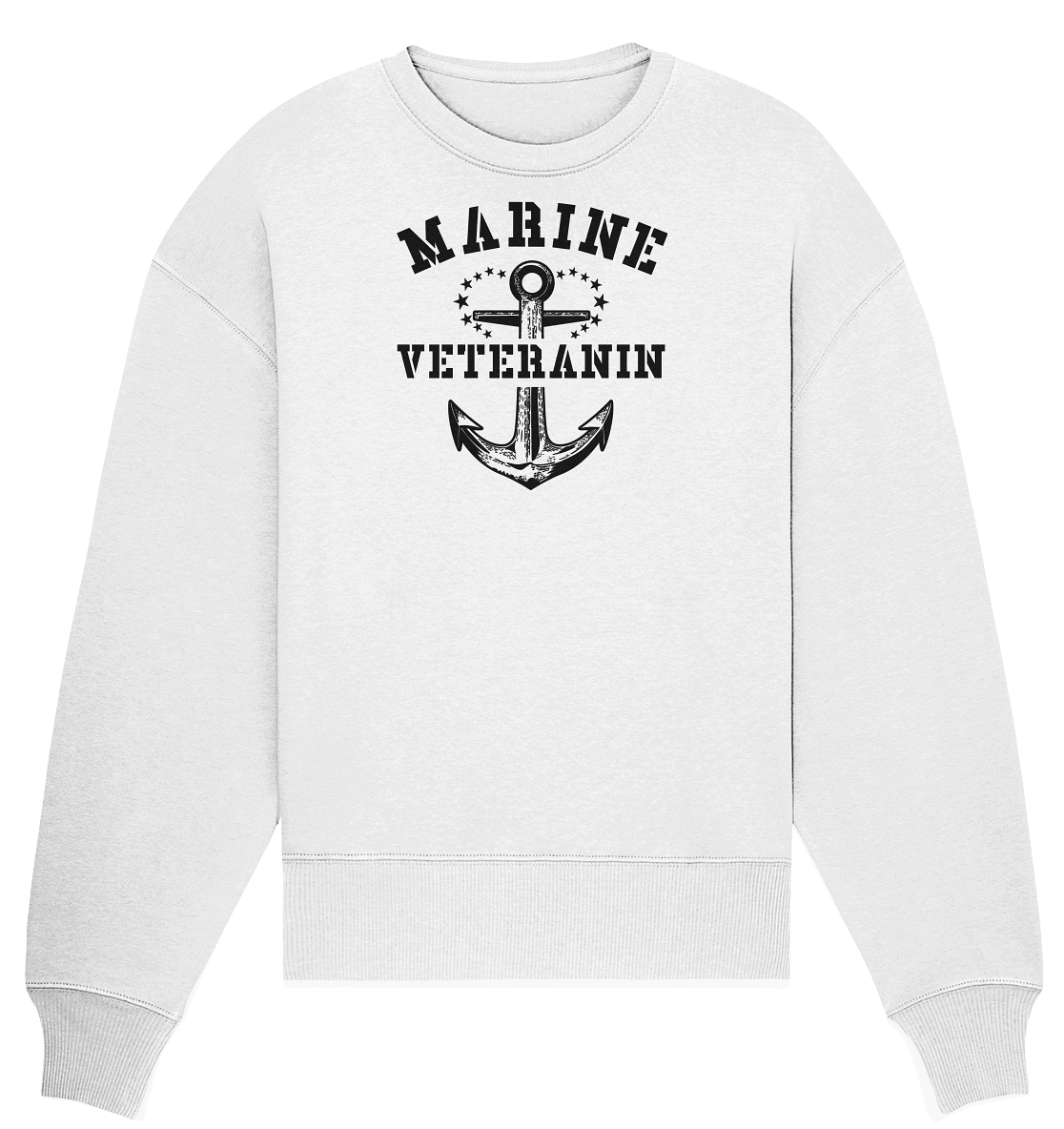 Marine Veteranin - Organic Oversize Sweatshirt