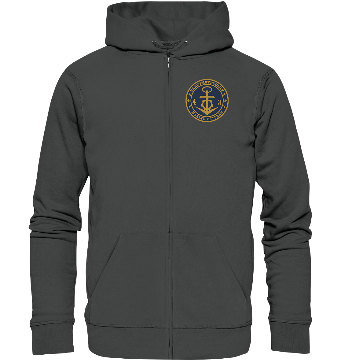 ELEKROTECHNIK 43er Marine Veteran Brustlogo - Organic Zipper