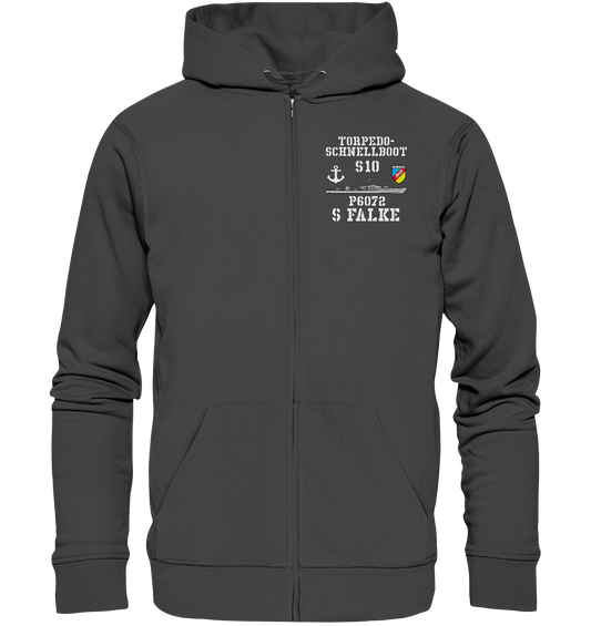 Torpedo-Schnellboot S10 P6072 FALKE Anker - Organic Kapuzenjacke