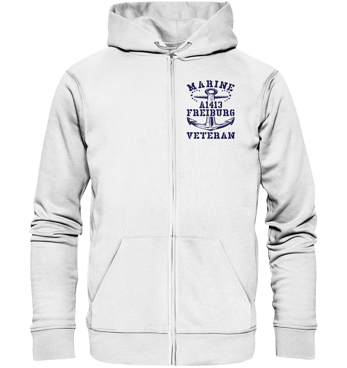 Troßschiff A1413 FREIBURG Marine Veteran - Organic Kapuzenjacke